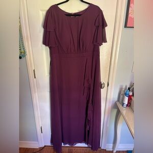 Elegant Purple Women's Formal Evening Dress